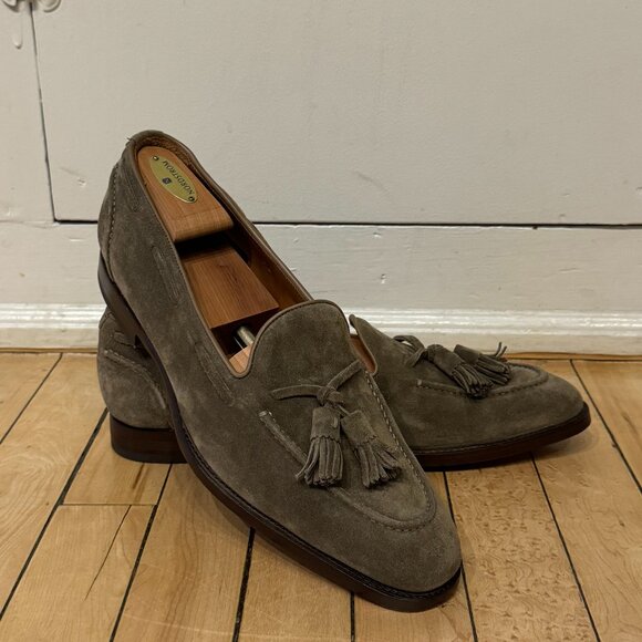 Ralph Lauren Purple Label Men's Luther Calf Suede Tassel Loafers (sz 11) - Picture 3 of 10